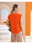 Pudełkowy t-shirt Roni pomarańczowy