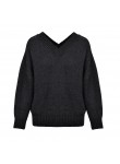 Sweter z moherem OMAR czarny