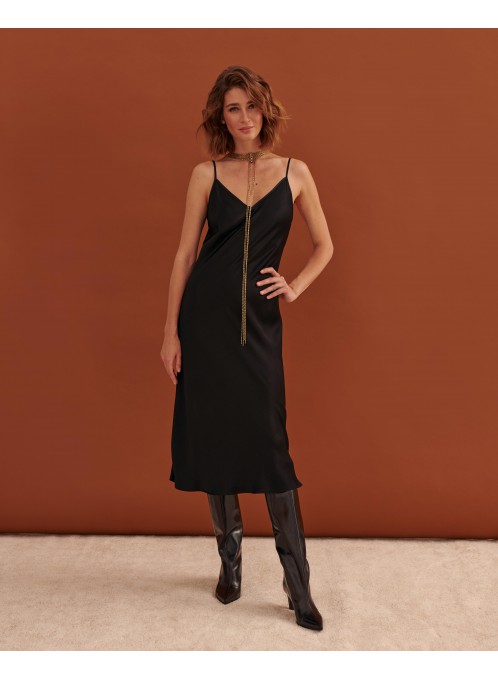 Sukienka midi Isadora czarna